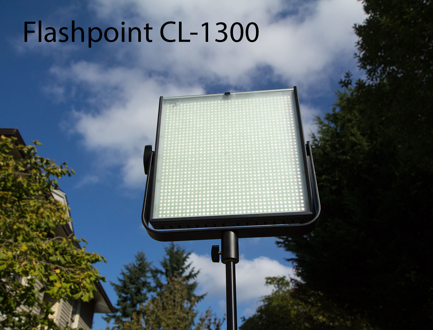 Bicolor Barndoors Kit Flashpoint CL-1300B LED PanelLight 