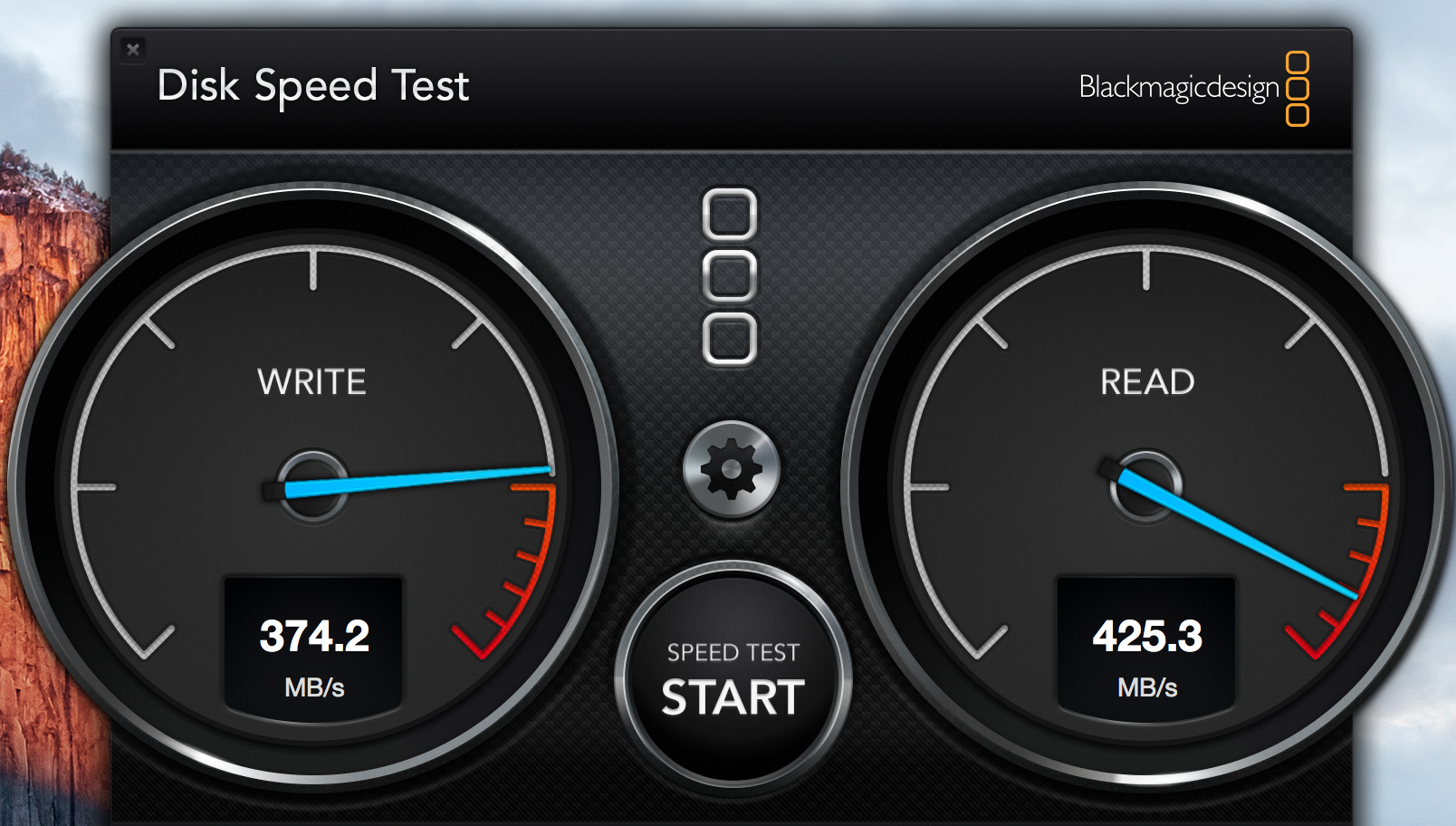 Samsung T1 speed test