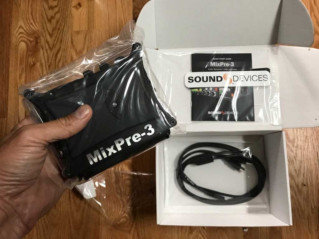 The MixPre-3 is tiny. 
