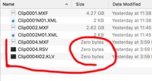File sizes of zero bytes are big trouble