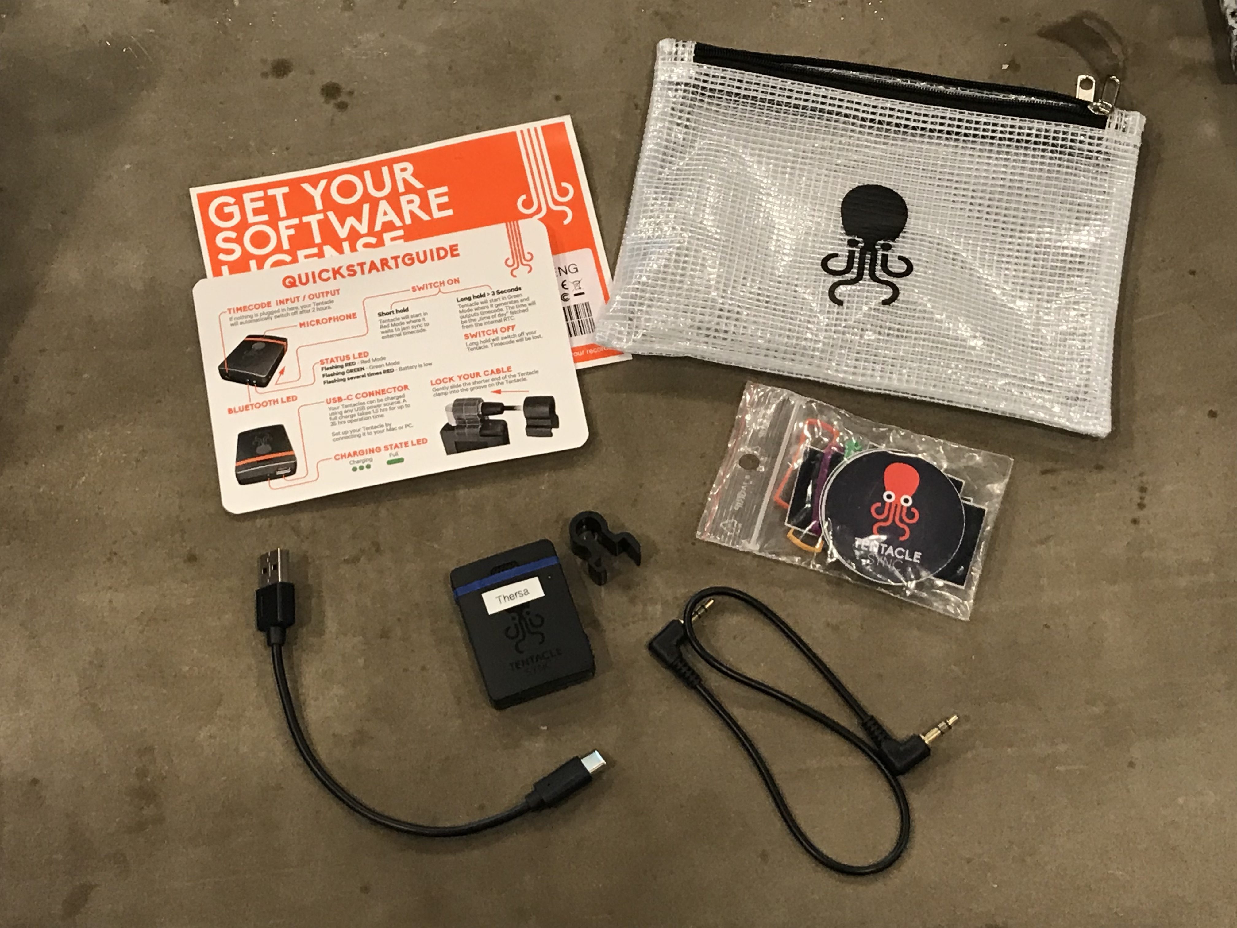 Tentacle Sync E comes with everything needed to get up and running, and more